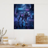 Poster Chrome Chasse au Tigre (Cuisine)