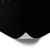 Poster Chrome comme Scorpio Zodiac Symbole sur Hevelius (Coin)