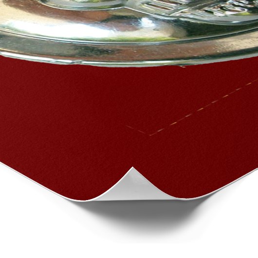 POSTER CHROME SKULL (Coin)