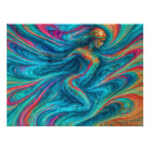 Poster "Chromisca" - Portrait d'enceinte fluide (Devant)