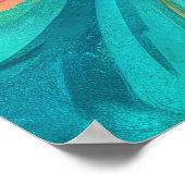 Poster “Chromisca” - Portrait d'enchanteresse fluide (Coin)