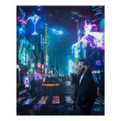 Poster Chroniques de rue Cyberpunk (Devant)