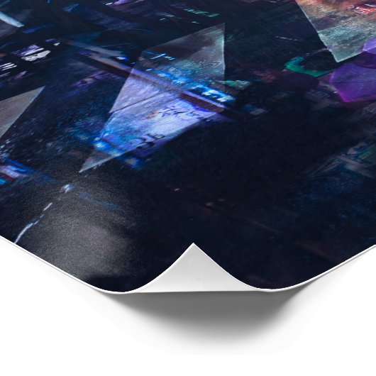 Poster Chroniques de rue Cyberpunk (Coin)