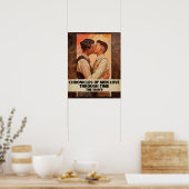 Poster Chroniques des hommes aiment par le temps, les ann (Cuisine)