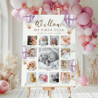 Chronologie de photos pour le premier anniversaire