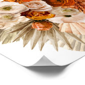 Poster Chronologie du Mariage en terre cuite bordeaux ora (Coin)