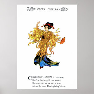 Poster Chrysanthème