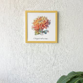 Poster Chrysanthème de la récolte d'or, sur mesure