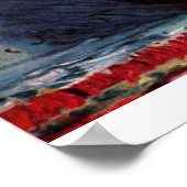 Poster chrysanthème de la vie morte par Claude Monet (Coin)