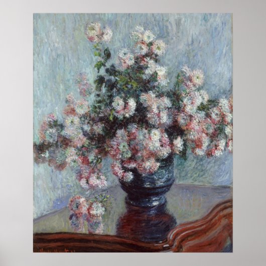 Poster Chrysanthèmes (Devant)