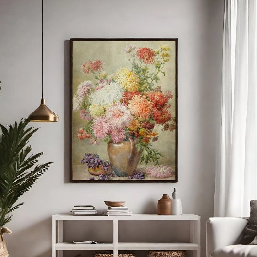 Poster Chrysanthèmes