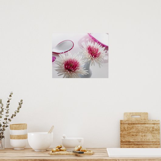 Poster Chrysanthèmes (Cuisine)