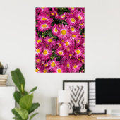Poster Chrysanthèmes (Bureau à domicile)