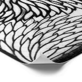 Poster Chrysanthèmes de l'école japonaise (Coin)