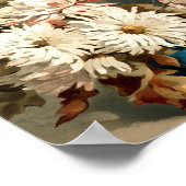 Poster Chrysanthèmes n° 5 (Coin)
