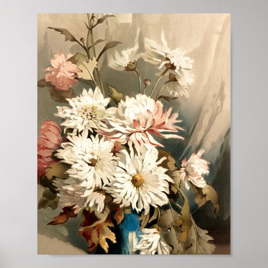 Poster Chrysanthèmes n° 5 (Devant)