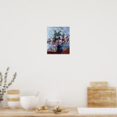 Poster Chrysanthèmes par Claude Monet (Cuisine)