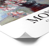 Poster Chrysanthèmes par Claude Monet (Coin)