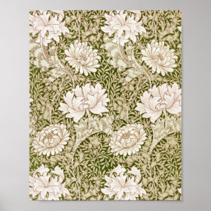 Poster Chrysanthemum Gold, William Morris