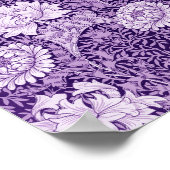 Poster Chrysanthemum Purple, William Morris (Coin)