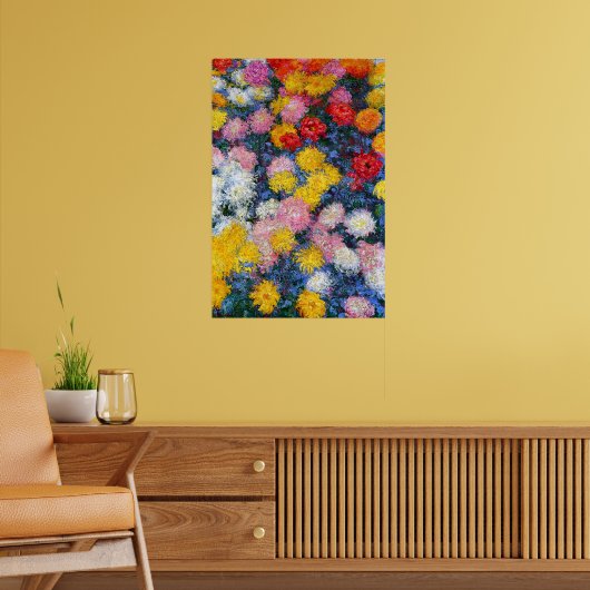 Poster Chrysanthemums by Claude Monet (Salon 2)