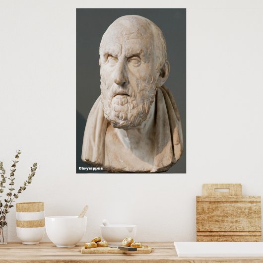 Poster Chrysippus / Philosophe grec (Cuisine)