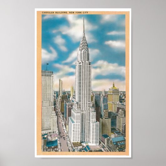 Poster Chrysler Building (Devant)