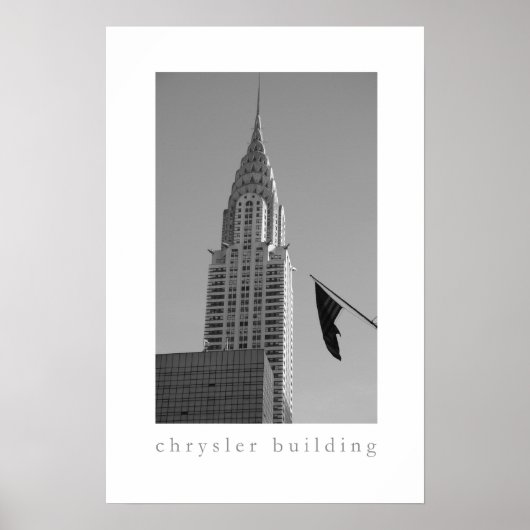 Poster Chrysler Building (Devant)
