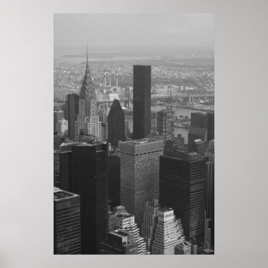 Poster Chrysler Building et Midtown (Devant)