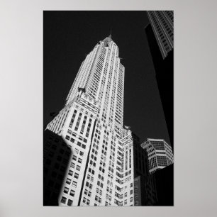Poster Chrysler Building New York Amérique