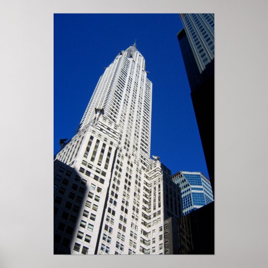 Poster Chrysler Building New York Amérique (Devant)