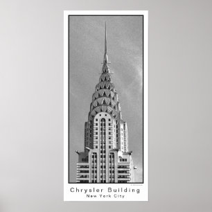 Poster Chrysler Building / New York City