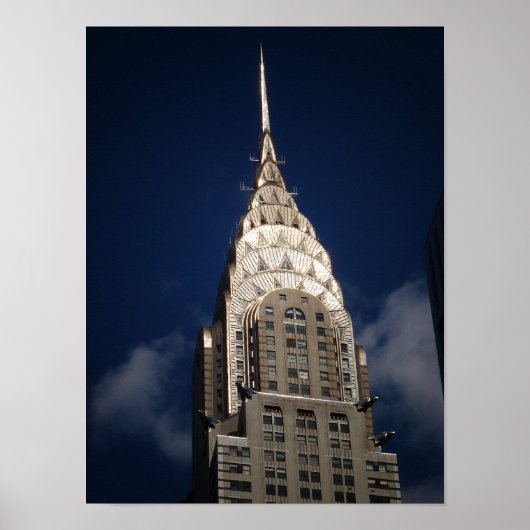 Poster Chrysler Building, New York City, Small (Devant)
