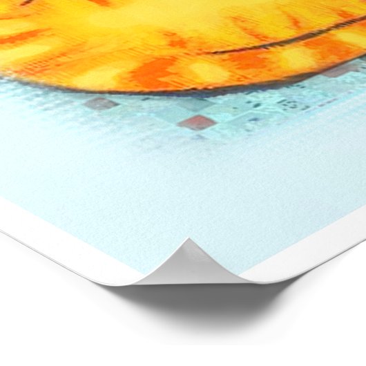 Poster Chubby Tabby & Siamese Cat Cuddle (Coin)