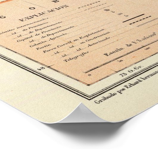 Poster Chubut, Argentine (Coin)