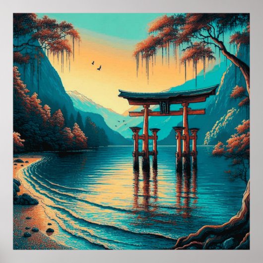 Poster "Chuchotements de Tranquillité : La Porte de l'Esp (Devant)
