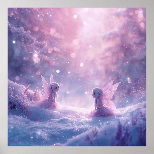 Poster Chuchotements d'hiver et Lumière de Fée (Devant)