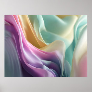 Poster Chuchotements en mouvement pastel