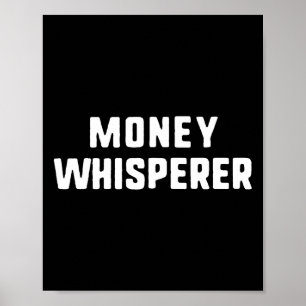 Poster Chuchoteur d'argent Créateur d'amant drôle Investi
