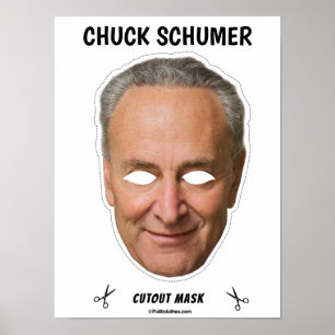 Poster CHUCK SCHUMER Mask Halloween