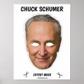 Poster CHUCK SCHUMER Masque Halloween (Devant)