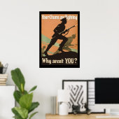 Poster Chums de recrutement militaire de la Première Guer (Bureau à domicile)