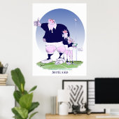 Poster chums de rugby écossais, tony fernandes (Bureau à domicile)