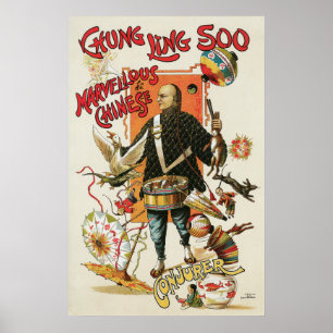 Poster Chung Ling Soo Magicia