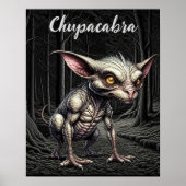 Poster Chupacabra dans la Cryptide des Bois (Devant)