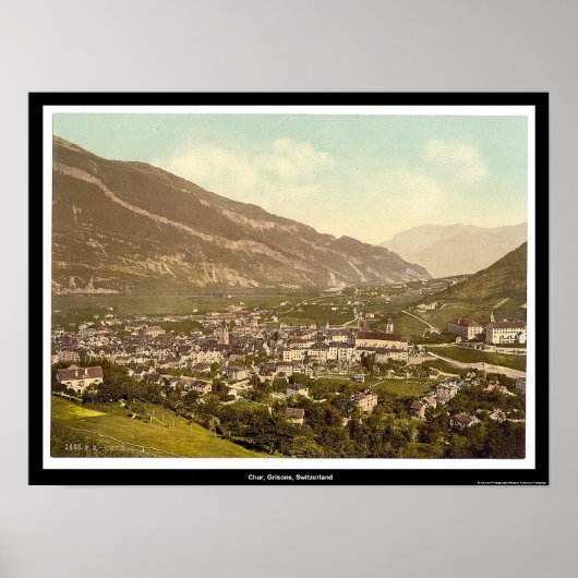 Poster Chur, Grisons, Suisse (Devant)