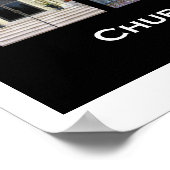 Poster "Church Doors of Lancaster, Pa" 2e éd. (Coin)