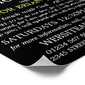 Poster Church Silhouette, Christian Bible Class Advert (Coin)