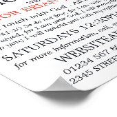 Poster Church Steeple, Christian Bible Class Advert (Coin)