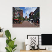 Poster church street - burlington, vermont (Bureau à domicile)